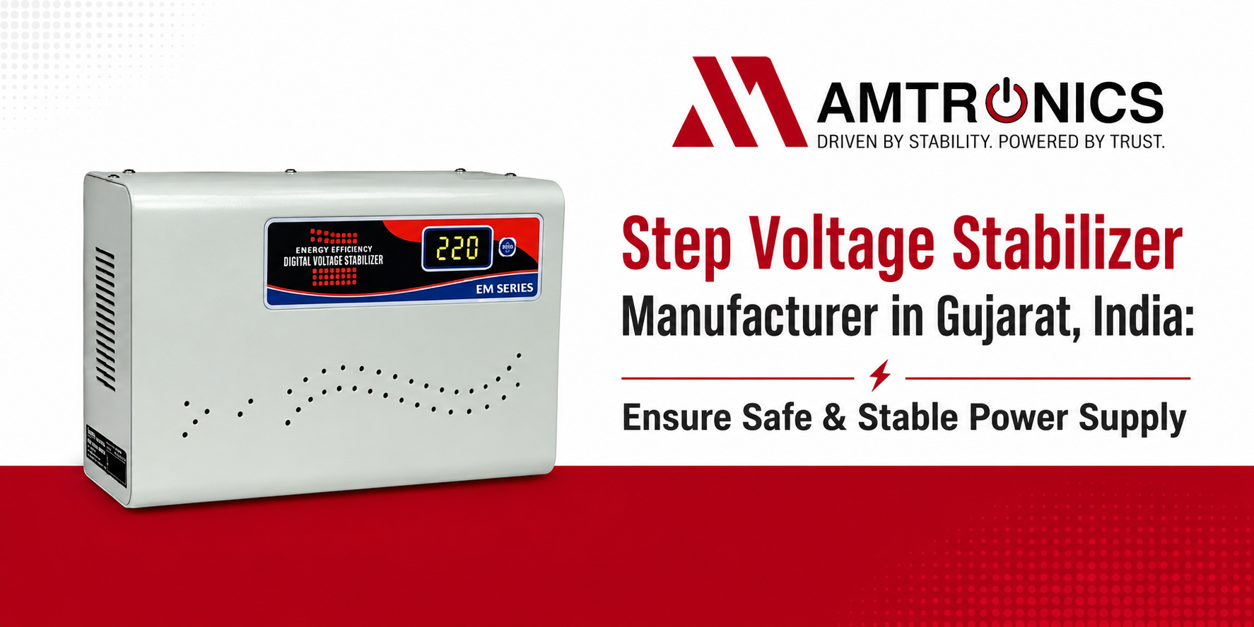 Step Voltage Stabilizer Manufacturer in Gujarat, India