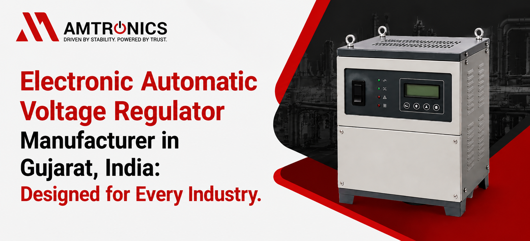 Electronic Automatic Voltage Regulator Manufacturer in Gujarat, India: Designed for Every Industry